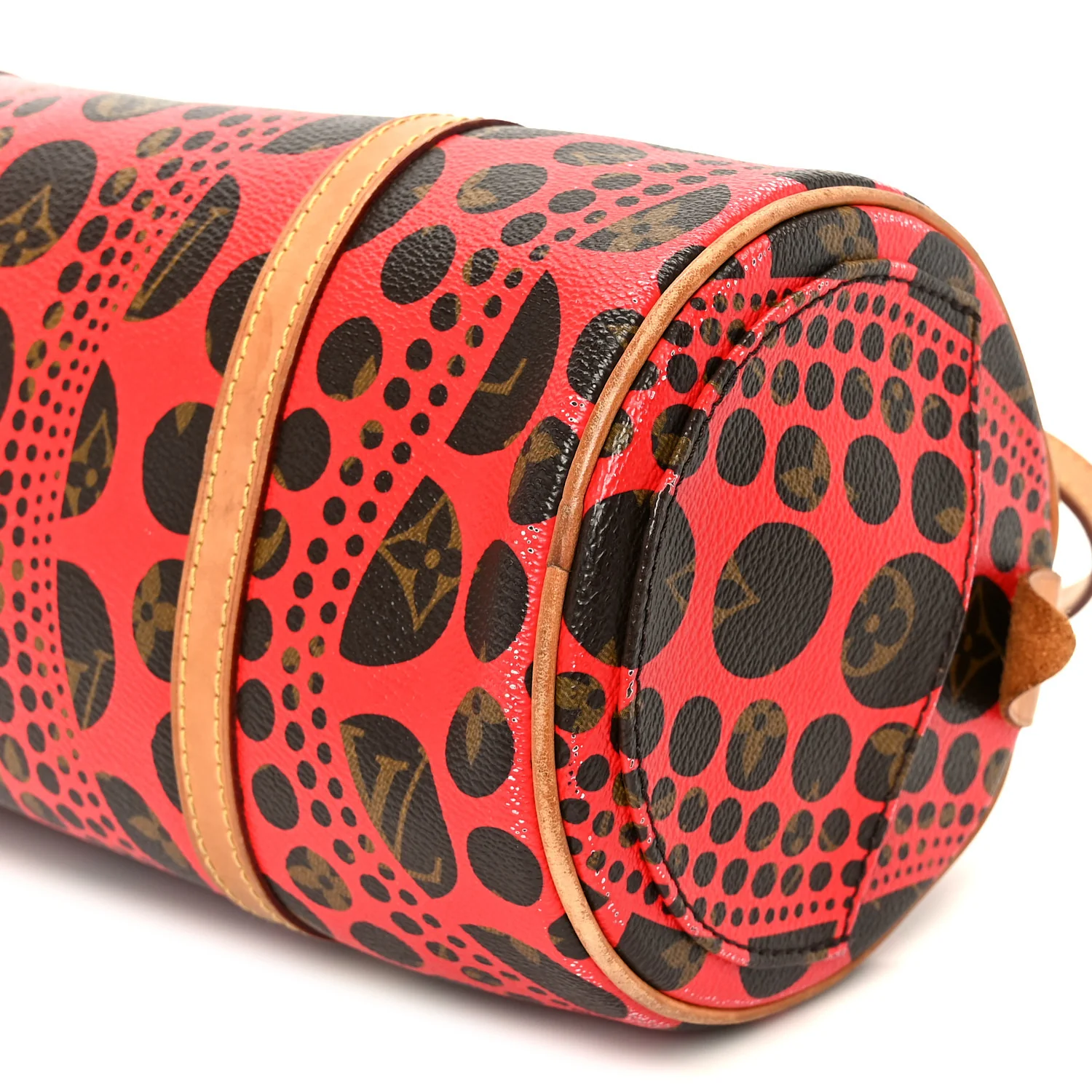 Monogram Kusama Pumpkin Dots Papillon 30 Red