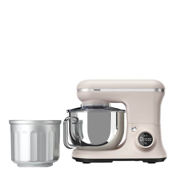 Kjøkkenmaskin 2-i-1 220138 2 stk mikseboller i rustfritt stål og glass 1,4-5L 1200W