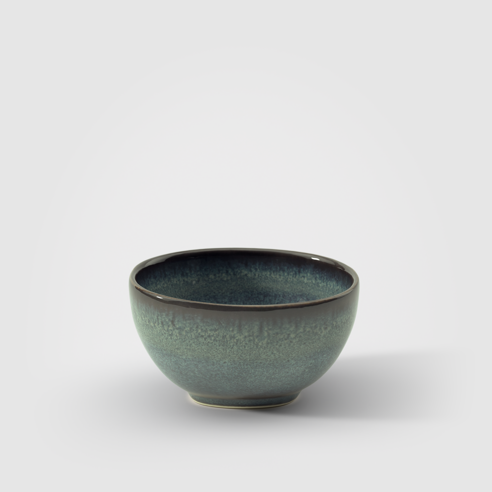 Lave Appetizer/ Dessert Bowl - Grey, 7.2 oz, stoneware