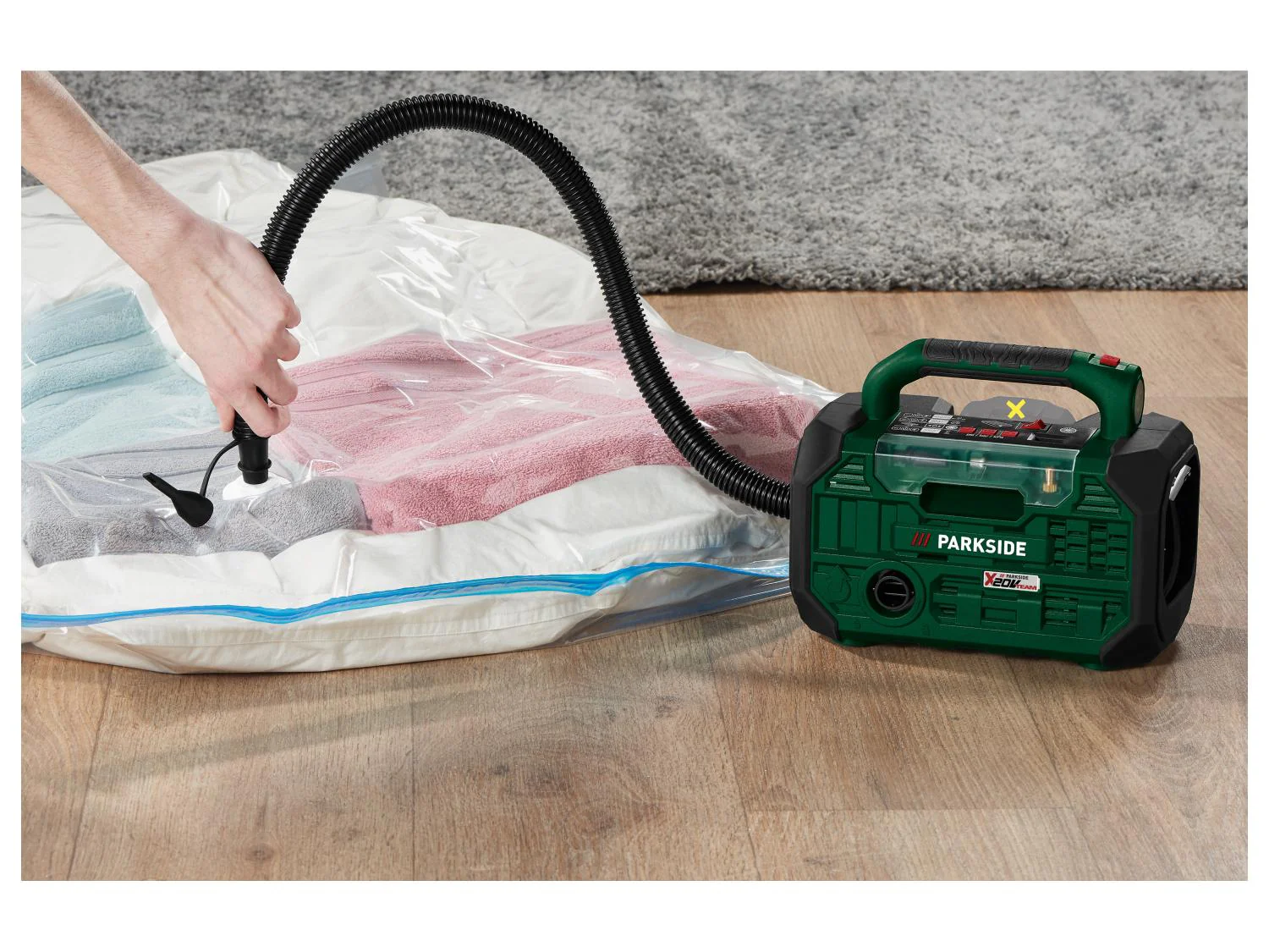 PARKSIDE Compresseur et pompe  air sans fil PKA 20-Li C3, 10,3 bar, 20 V