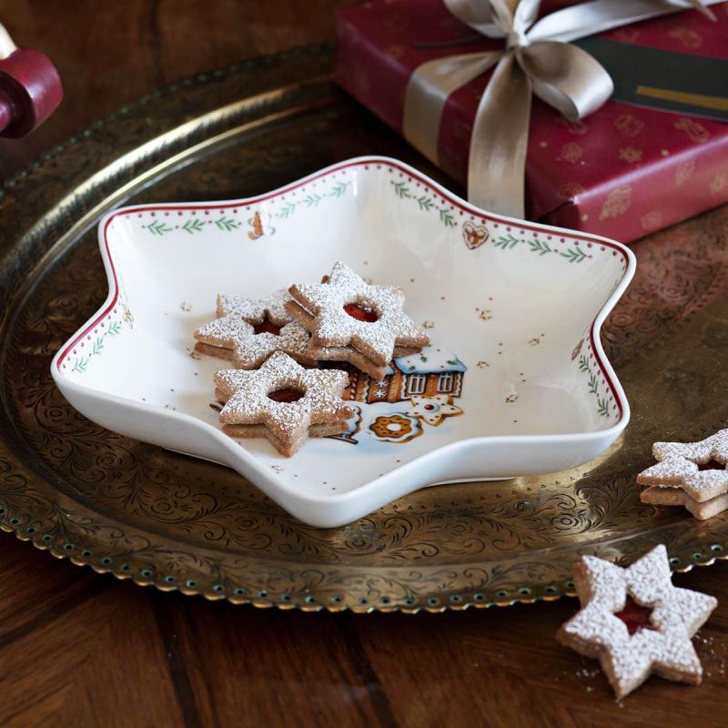Winter Bakery stjerne skål 24,5 cm