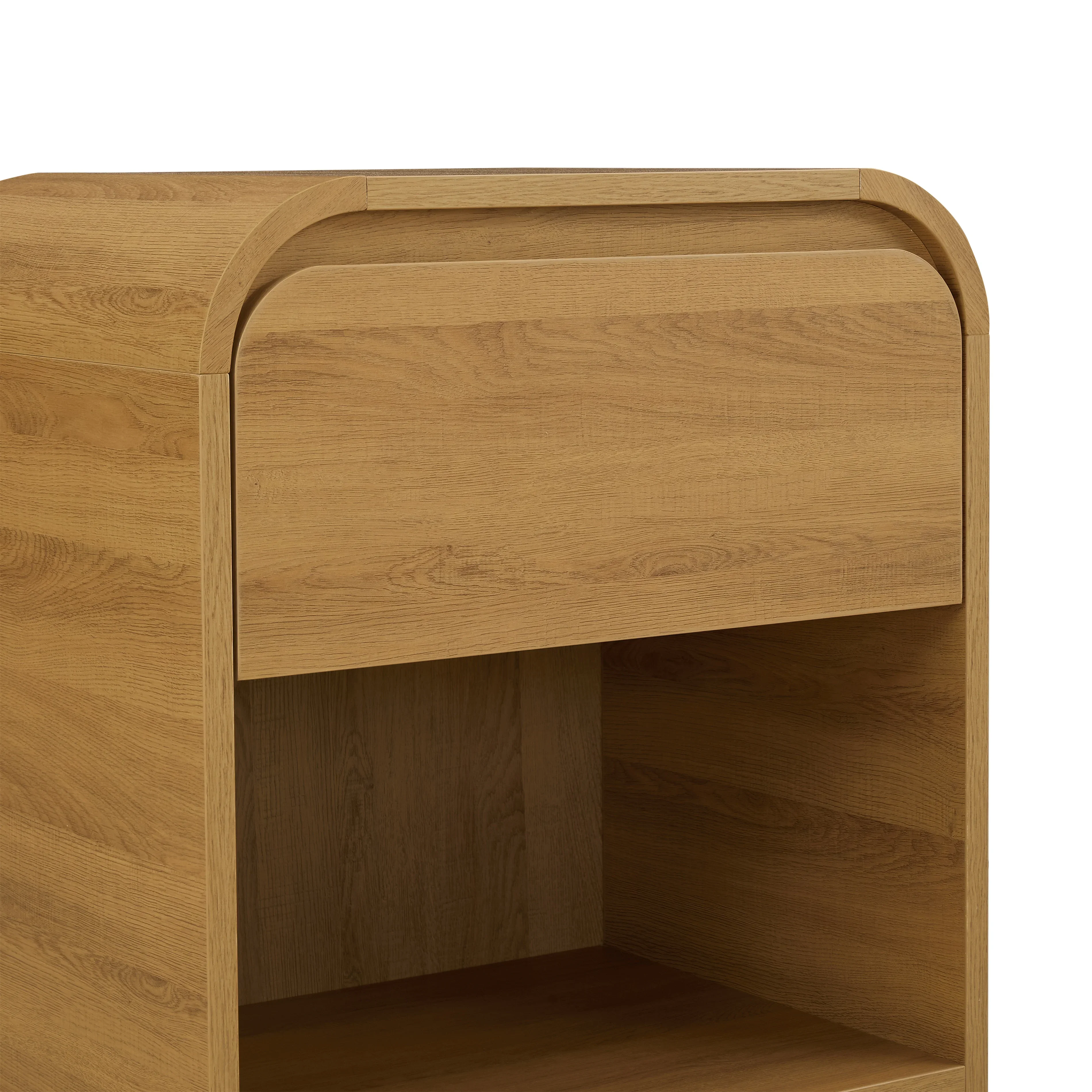 Better Homes & Gardens Juliet Nightstand with USB, Rich Black Finish