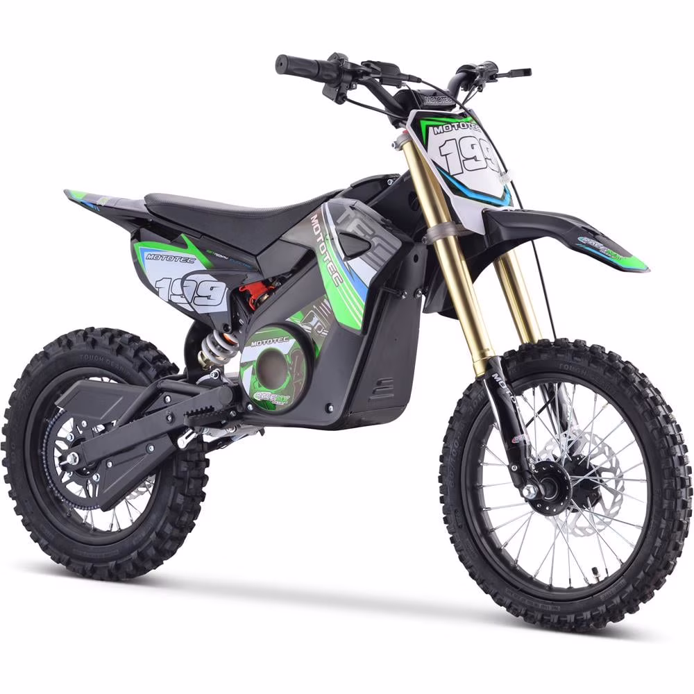 48v Pro Electric Dirt Bike 1800w Lithium Green(Green)