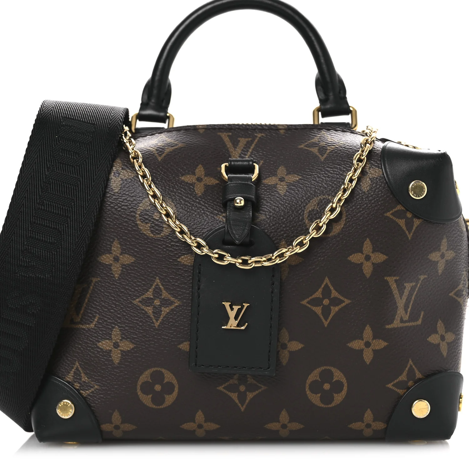 Monogram Petite Malle Souple Black