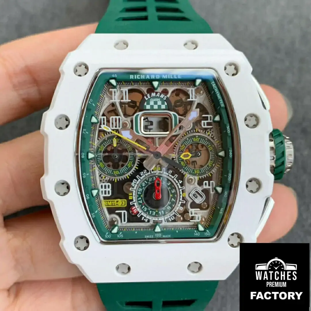 Richard Mille RM011-03 KV Factory Rubber Strap
