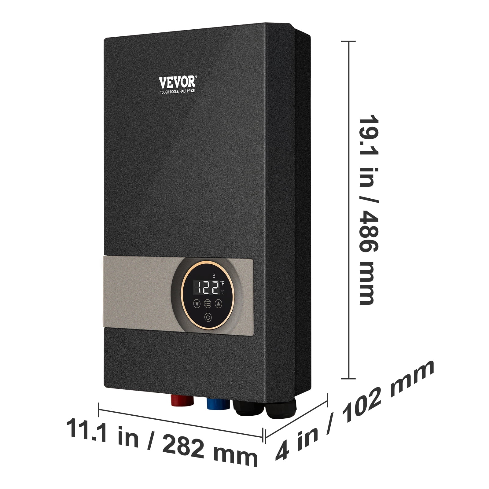 Instant Water Heater, 18kw Electric Tankless Water Boiler, Digital Temperature Display Easy Installation 24-Hour Water Supply, For Kitchen Bathroom Shower Mall Salon Shampoo ETL Listed - Image 8