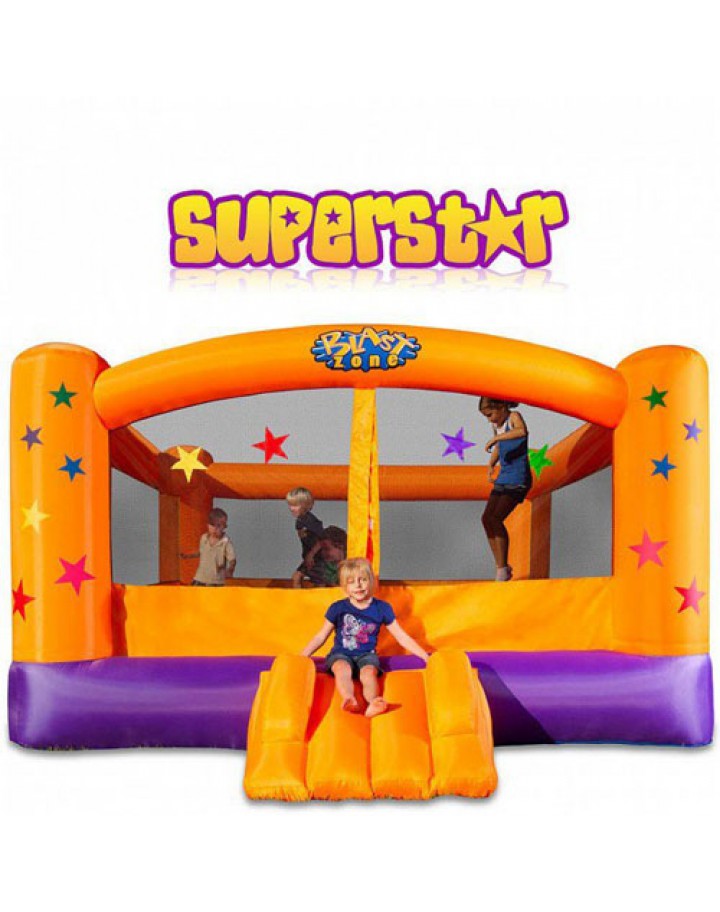 Château gonflable Superstar Party Moonwalk par Blast Zone