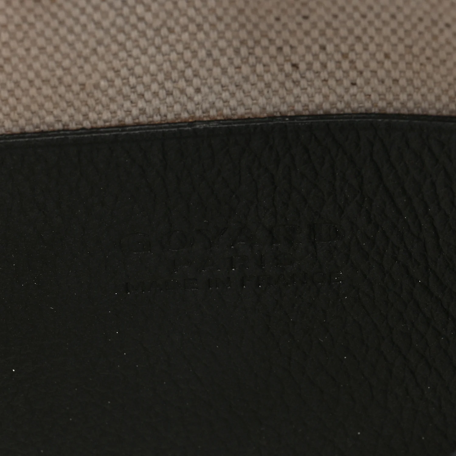 Goyardine Plumet Wallet Clutch Black