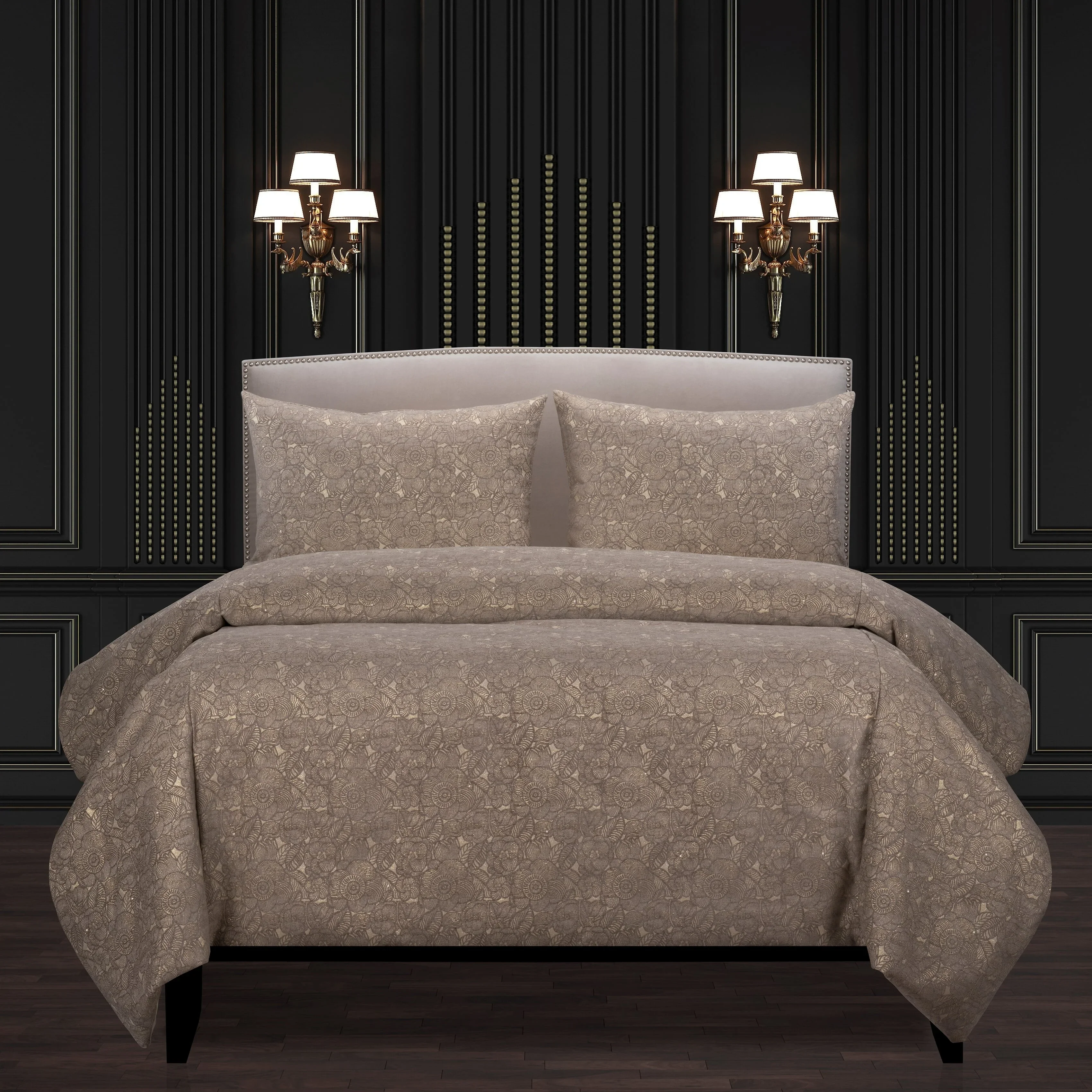 Siscovers F Scott Fitzgerald Garden Party Bronze Luxury Duvet Cover Full