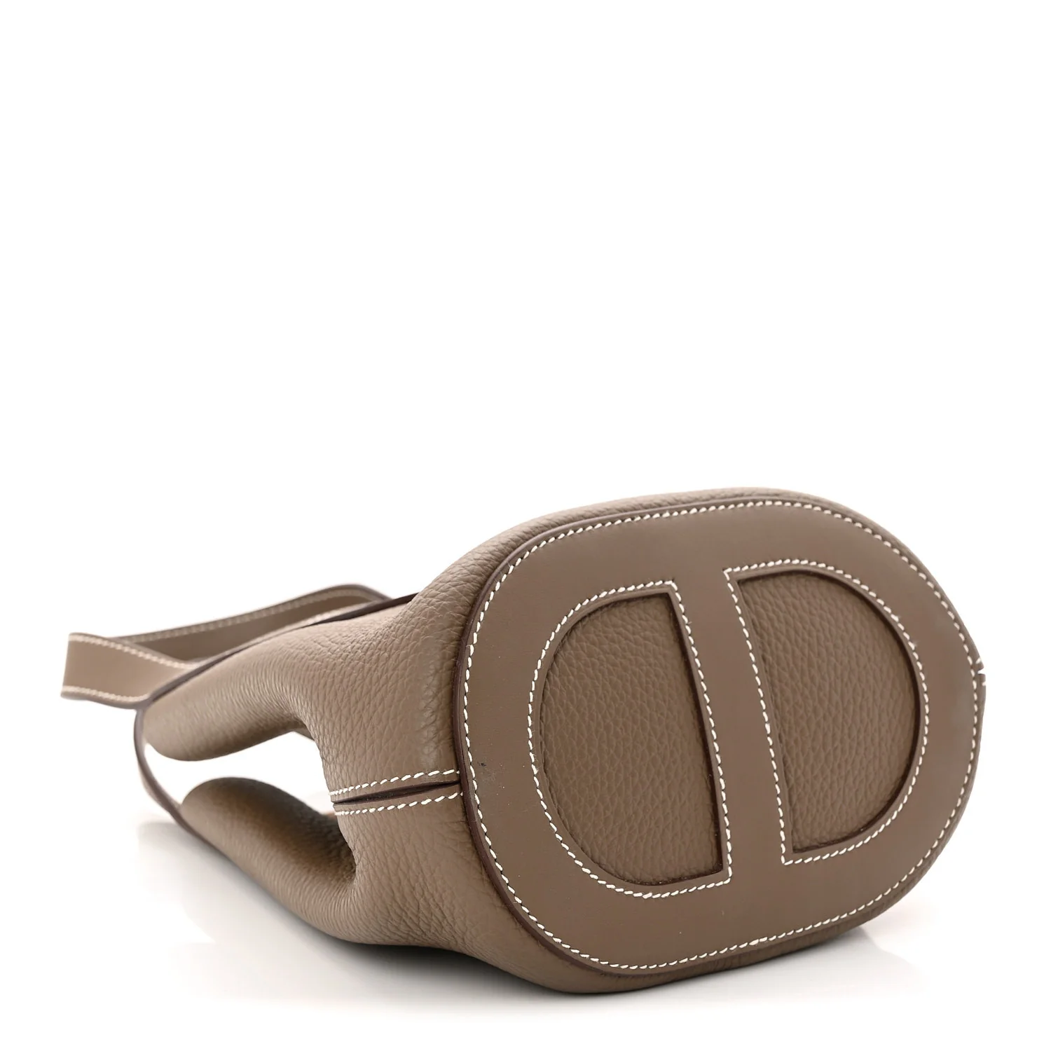 Taurillon Clemence Swift In-The-Loop 18 Bag Etoupe