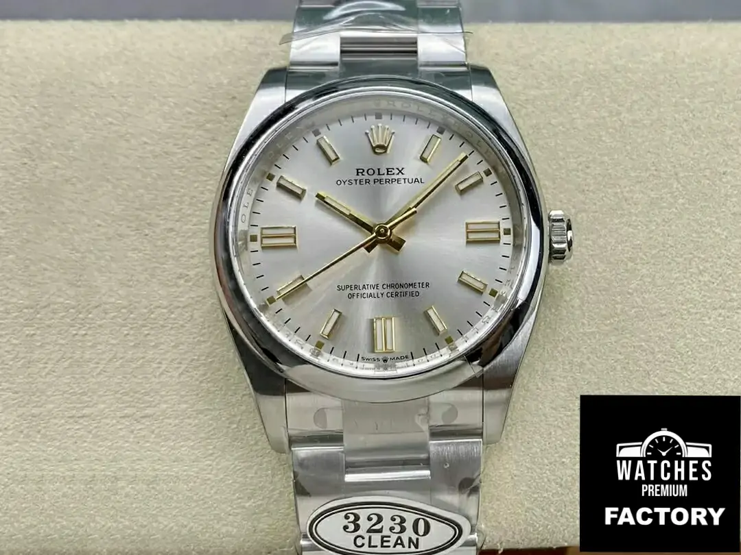 Rolex Oyster Perpetual M126000-0001 36MM Clean Factory Silver Strap
