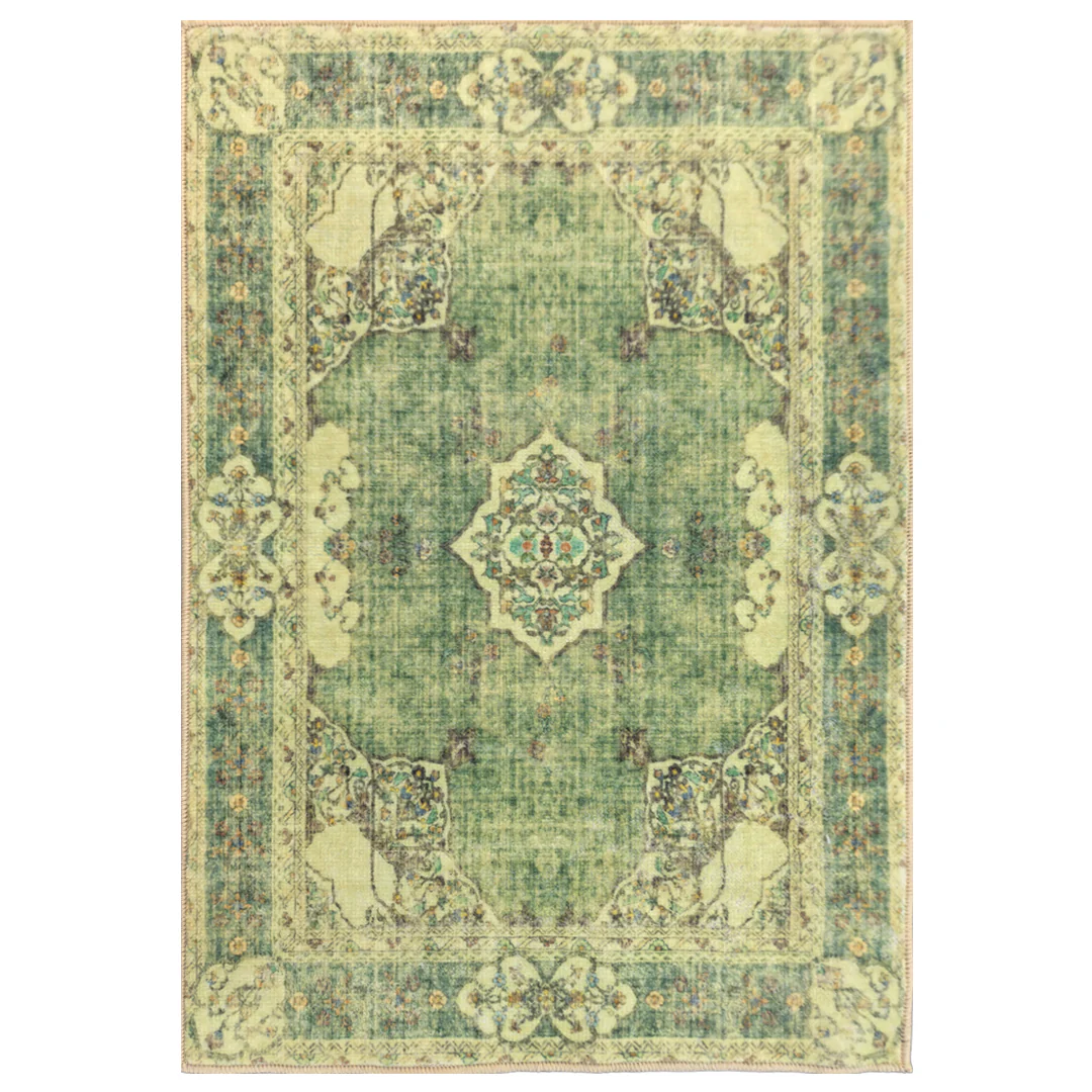 Muddy Mat® Majestic Washable Area Rugs for Living Room, Bedroom & Dining Room – Modern Soft Low Pile Non Slip Carpet – Pet Friendly Waterproof Foldable Rugs for Home