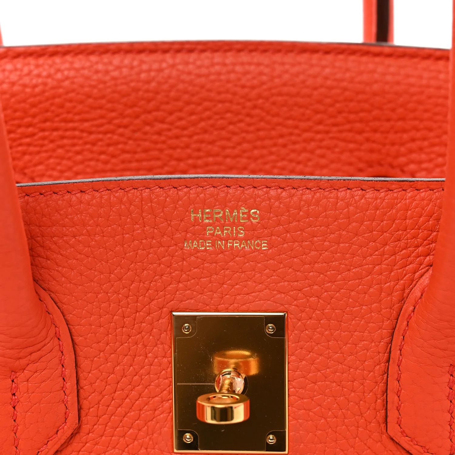 Togo BIRKIN 35 Orange Poppy