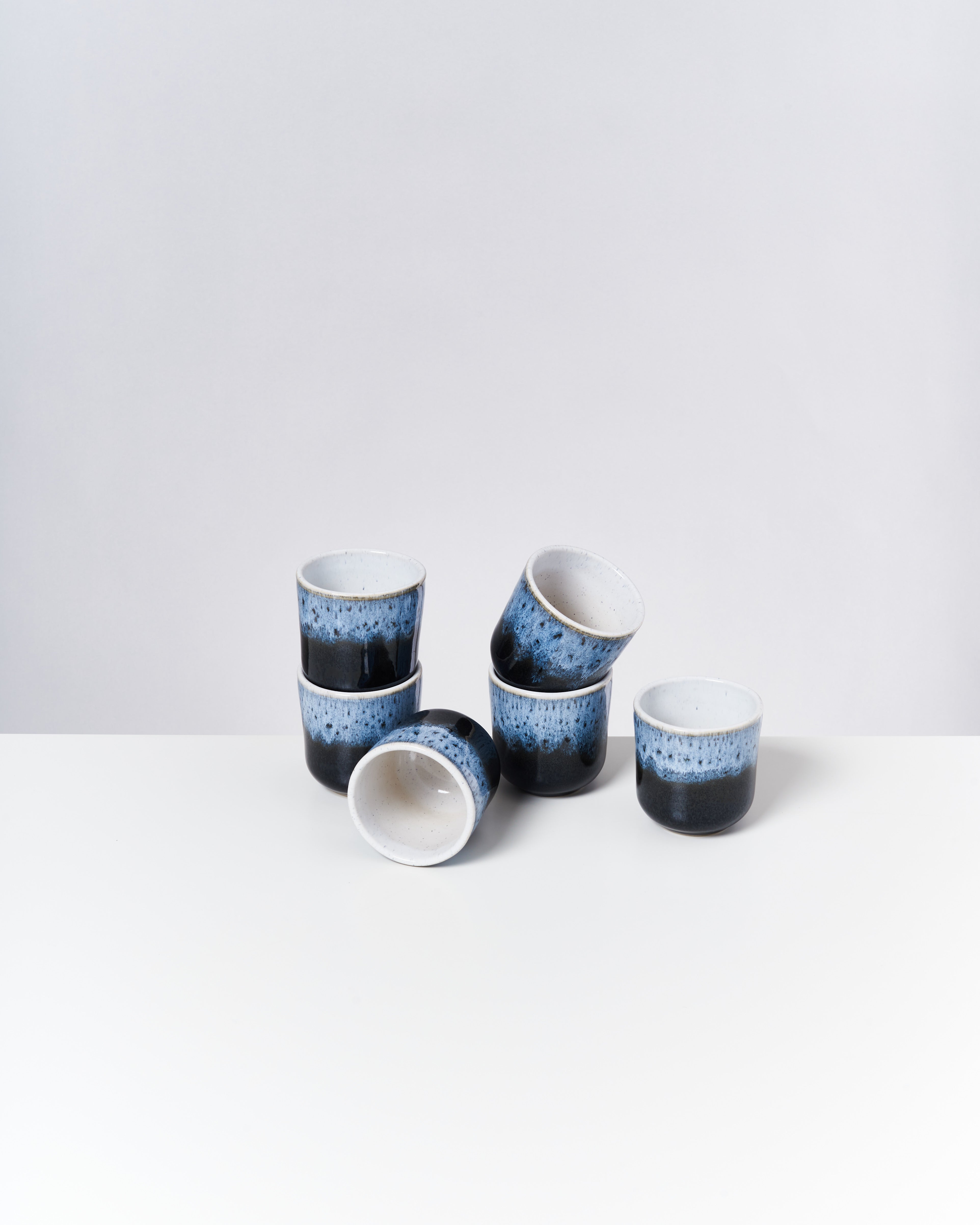ALCACHOFRA - SMALL CUP BLACK-BLUE