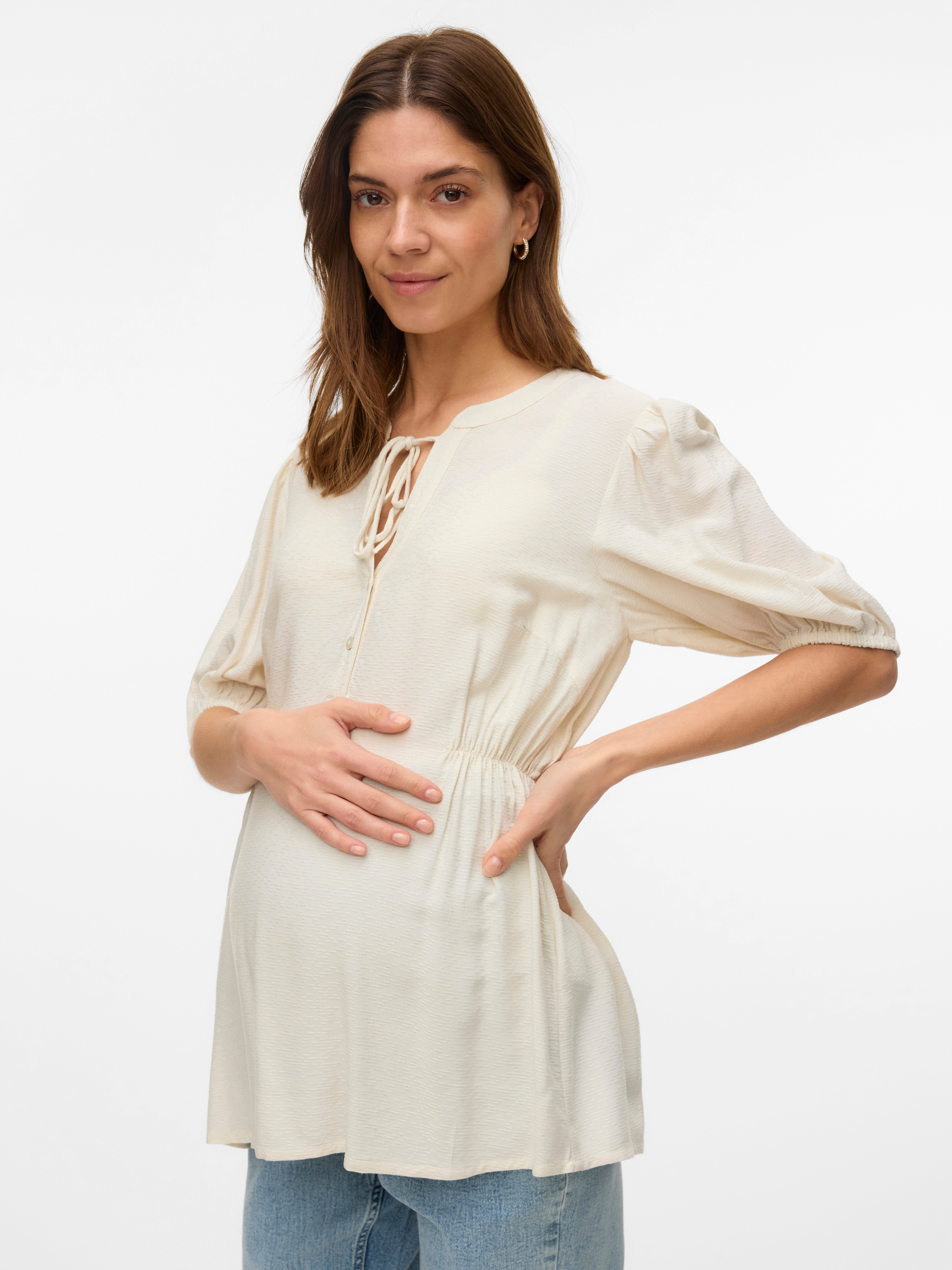 VERO MODA® Regular Fit China Collar Top