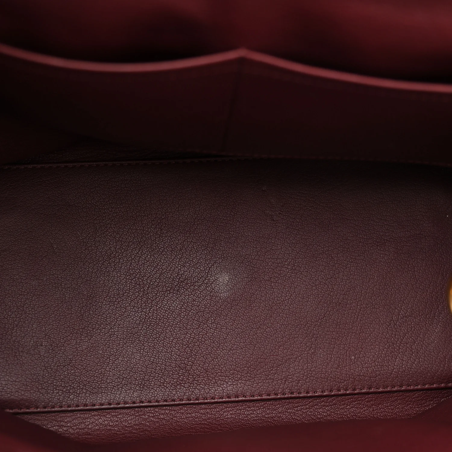 Ostrich Lizard Majestueux Tote MM Bordeaux
