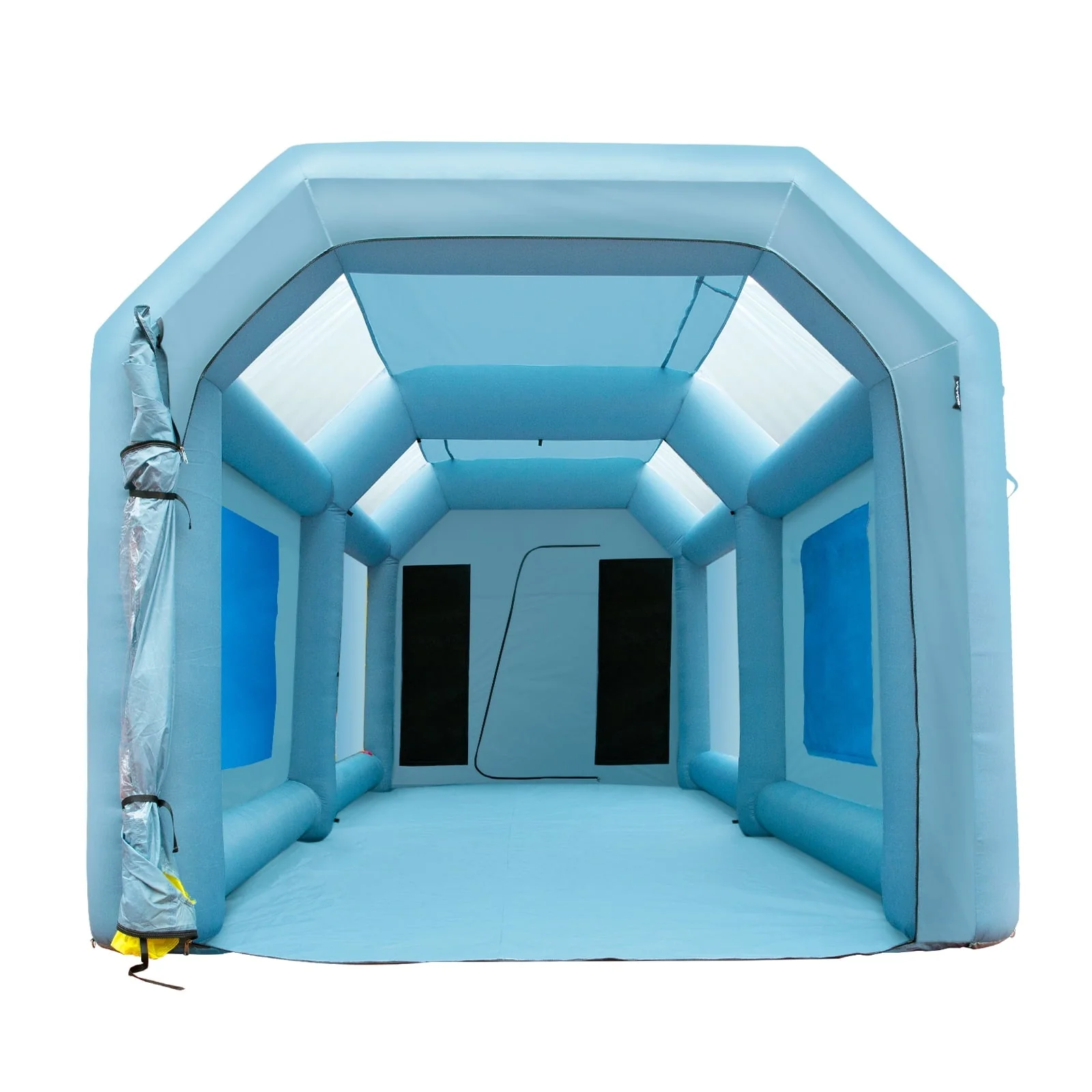Inflatable Paint Booth 26x15x11ft Inflatable Spray Booth Car Paint Tent with 750W+950W Filter System Blower - Image 8