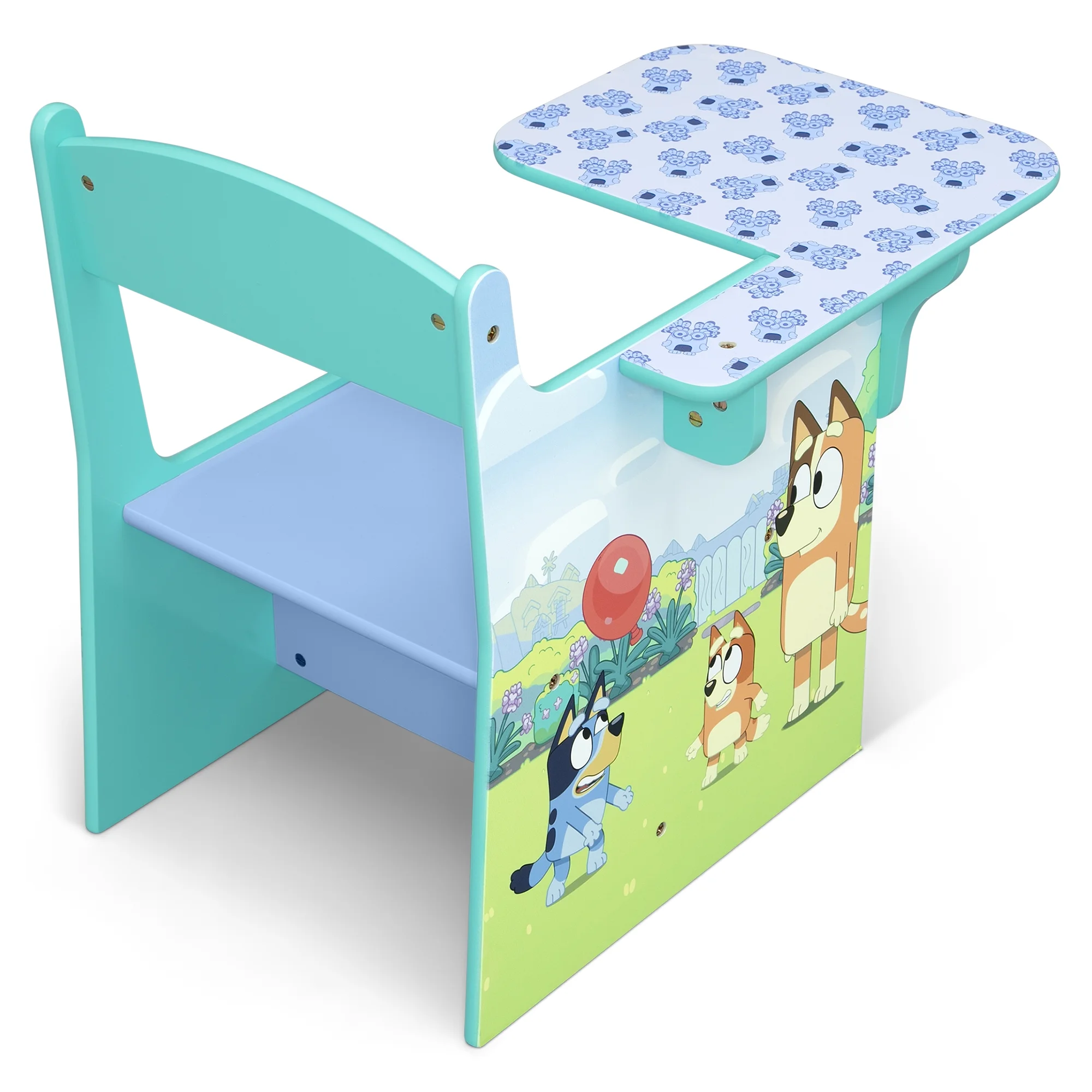 Bluey 3 - Piece Toddler Bedroom Set by Delta Children, Blue