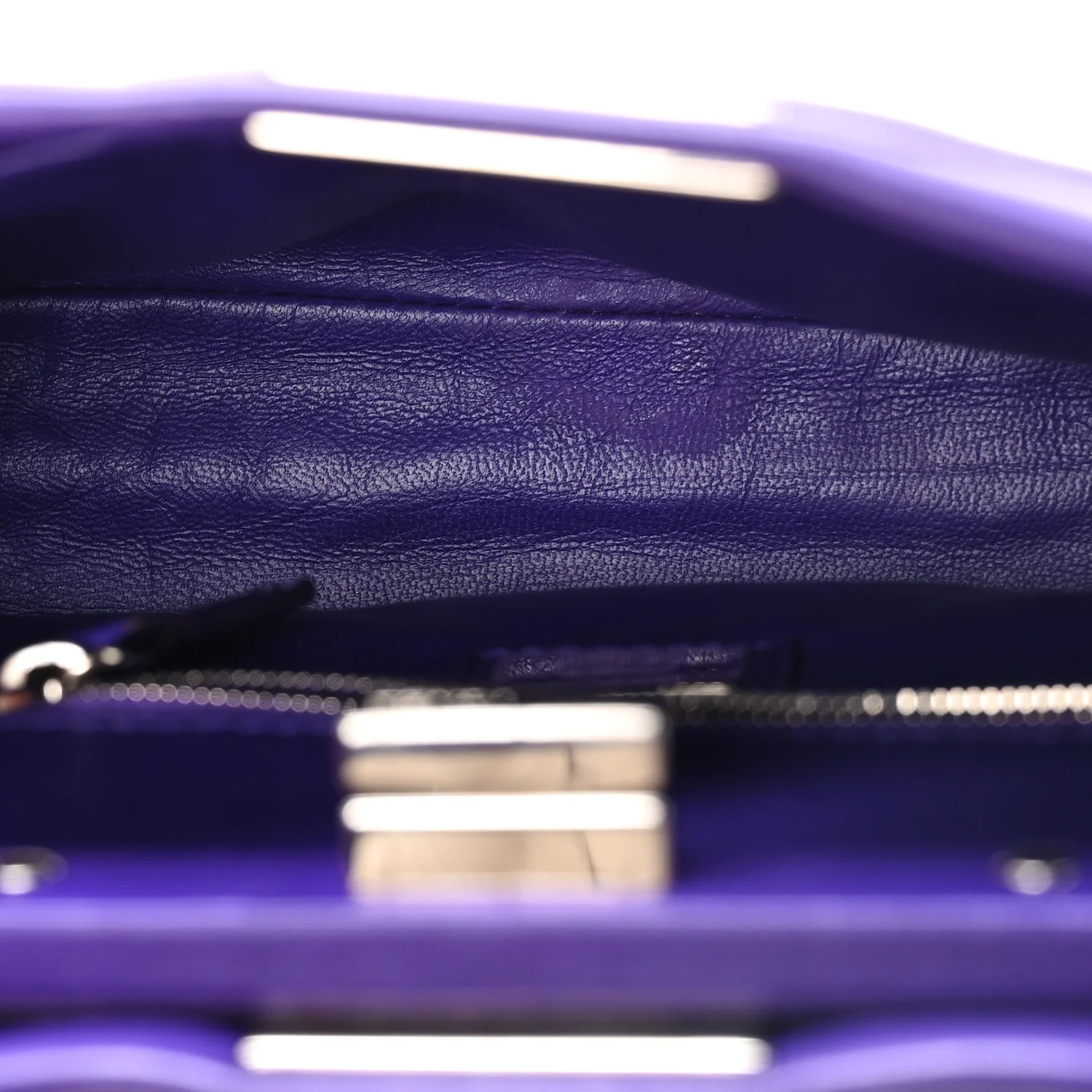 Nappa Mini Peekaboo Iconic Satchel Violet