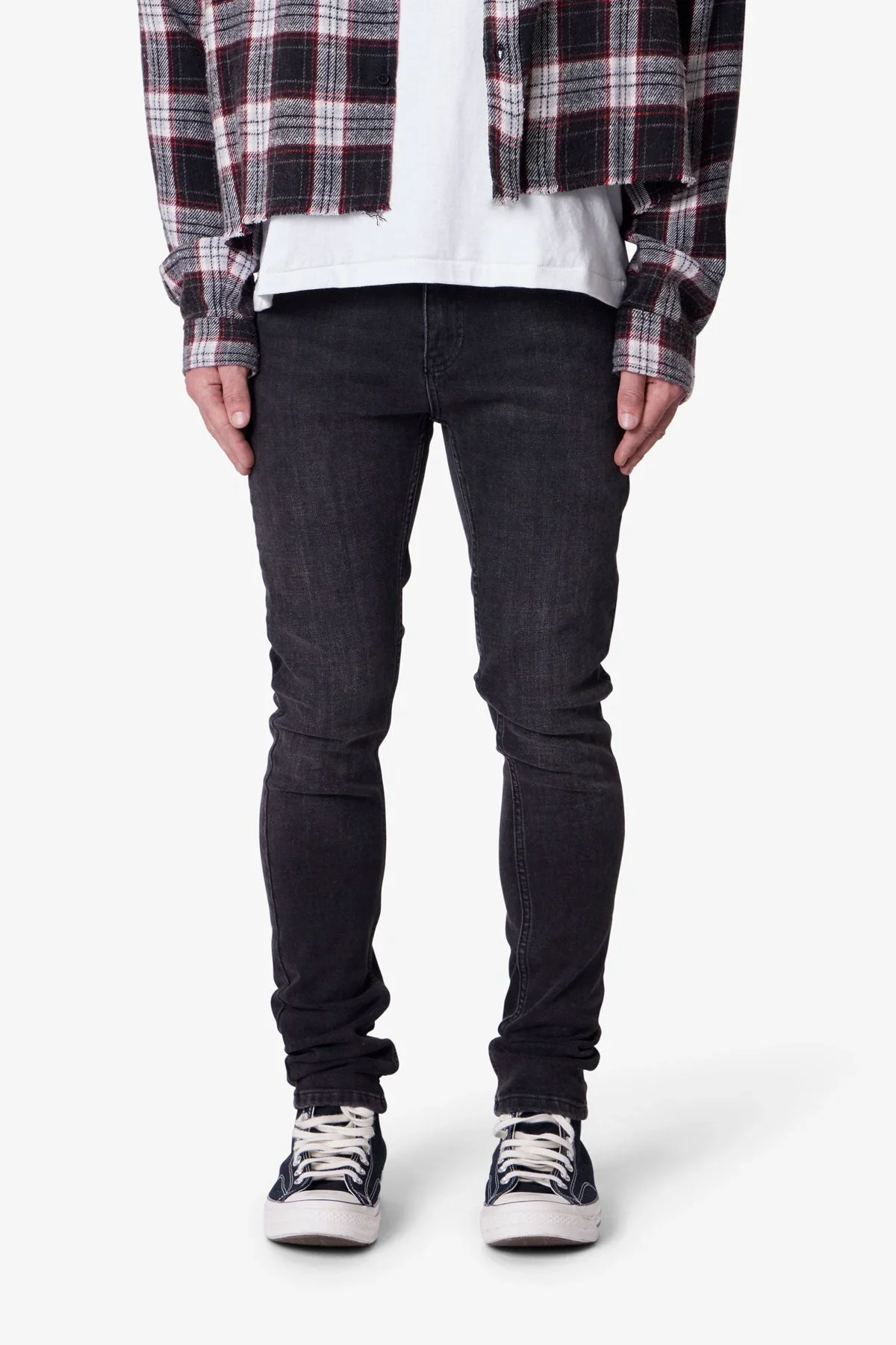 Skinny Denim - Stone Wash Black