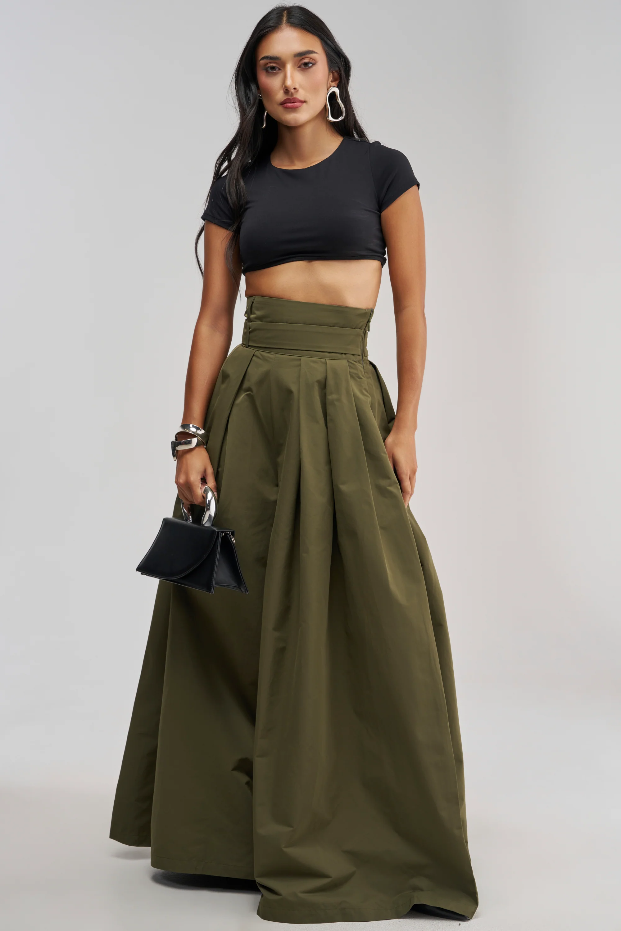 DISCO DOLL TROUSER IN OLIVE - Akira Store