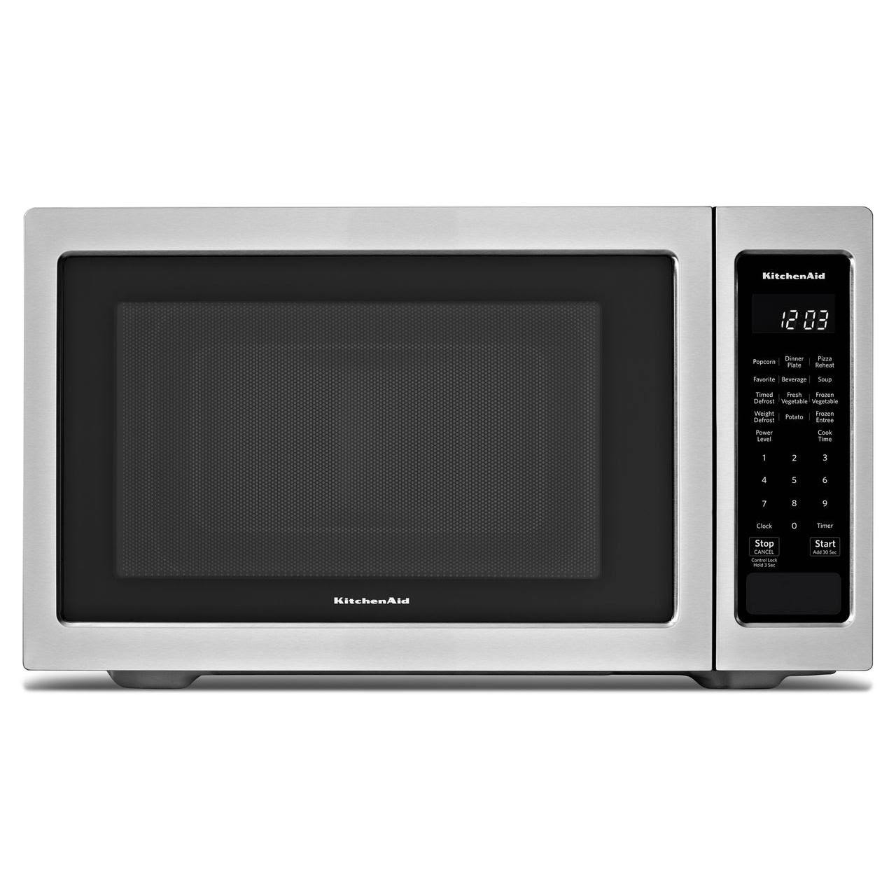 KitchenAid 1.6 Cu. ft. Stainless Steel Countertop Microwave Oven-KMCS1016GSS