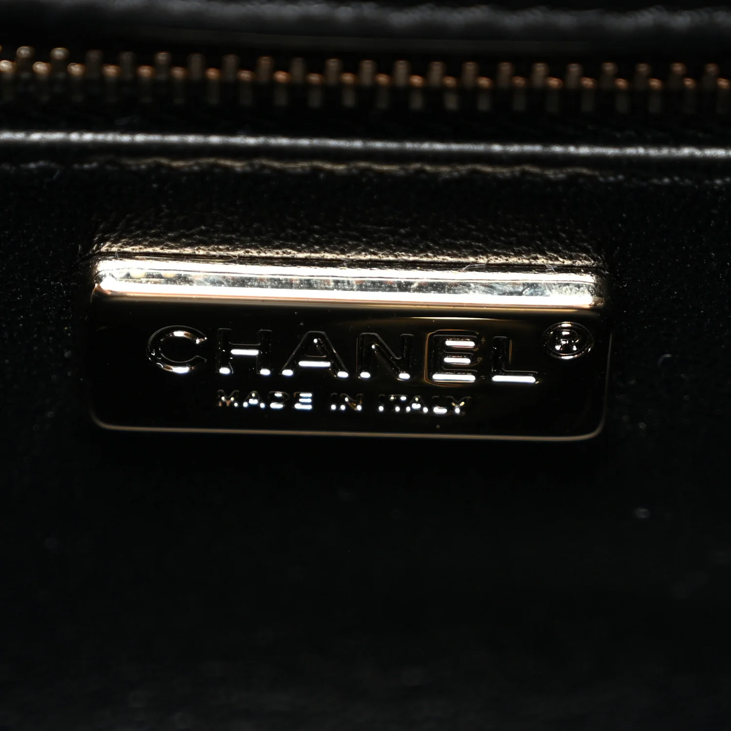Sequin Quilted Small Single Flap Black
