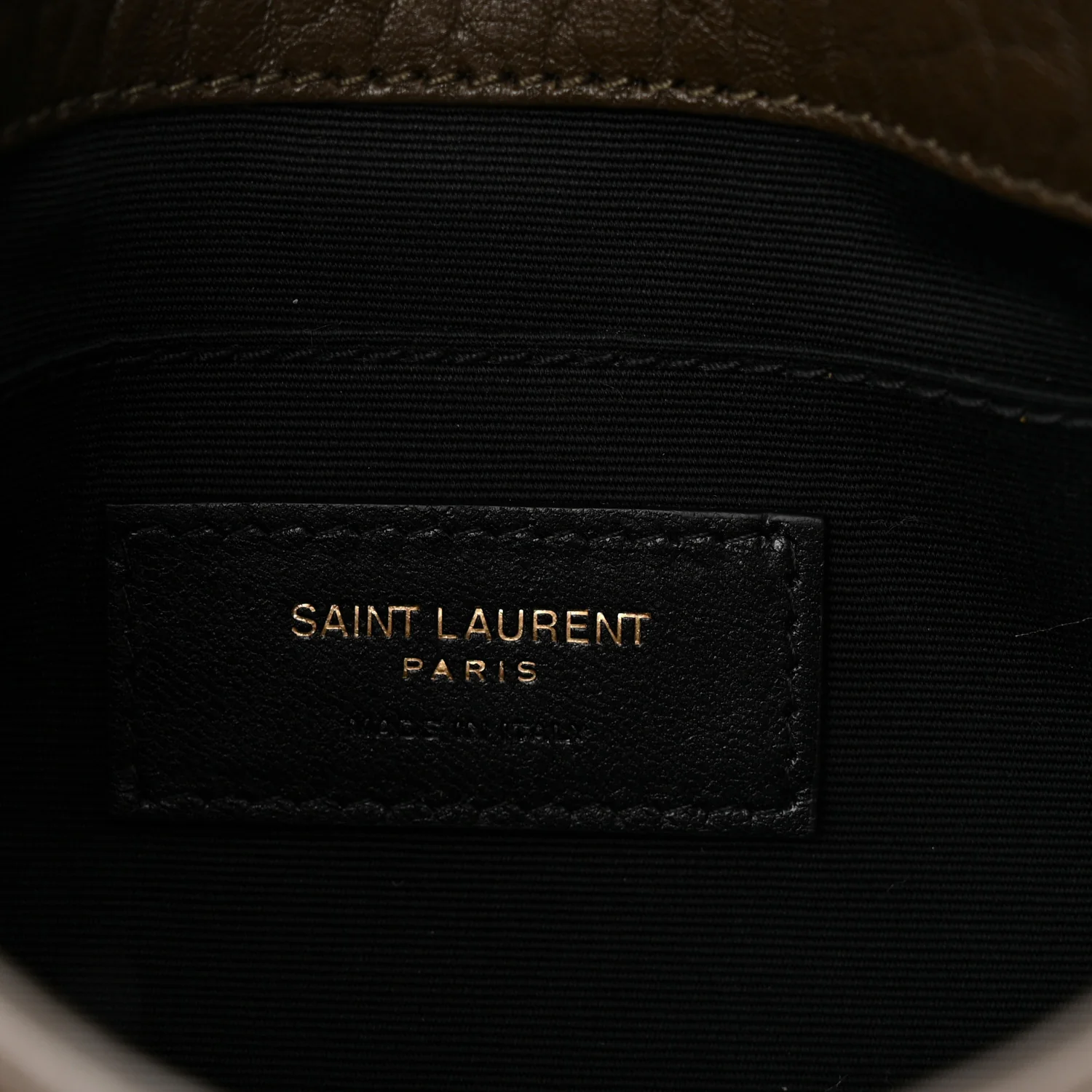 Grained Lambskin Monogram Mini Niki Chain Satchel Dark Cork