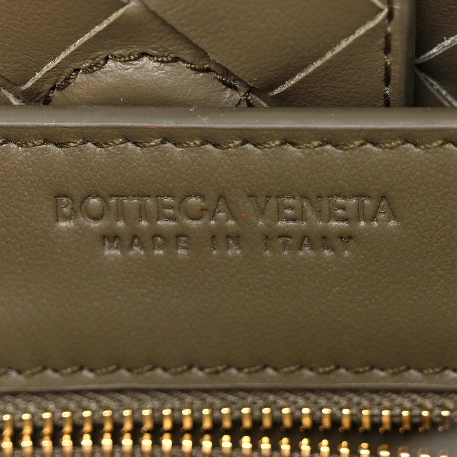 Suede Intrecciato Small Andiamo Shoulder Bag Cypress