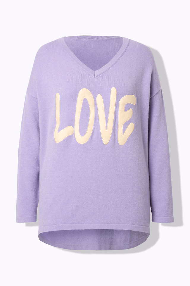 Oversized LOVE inscription sweater