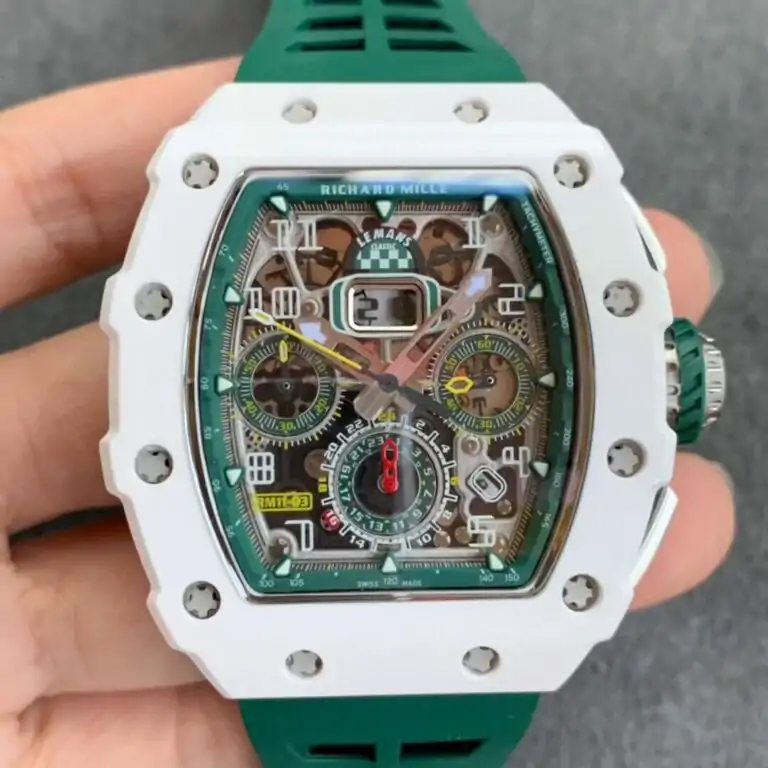 Richard Mille RM011-03 KV Factory Rubber Strap