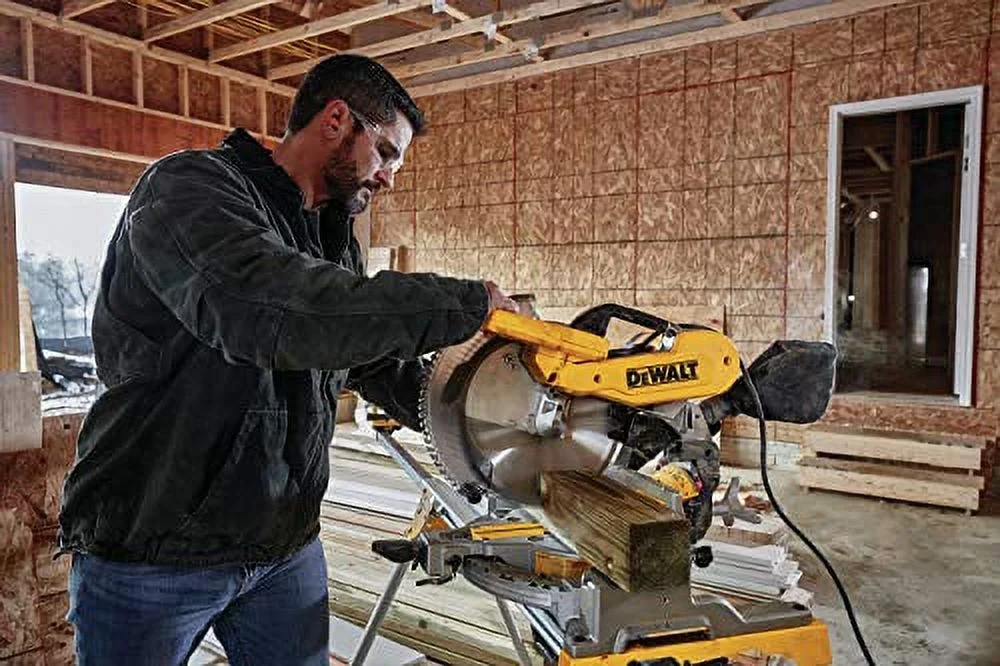 DEWALT 308351915 12 in. 15 Amp Compound Double Bevel Miter Saw