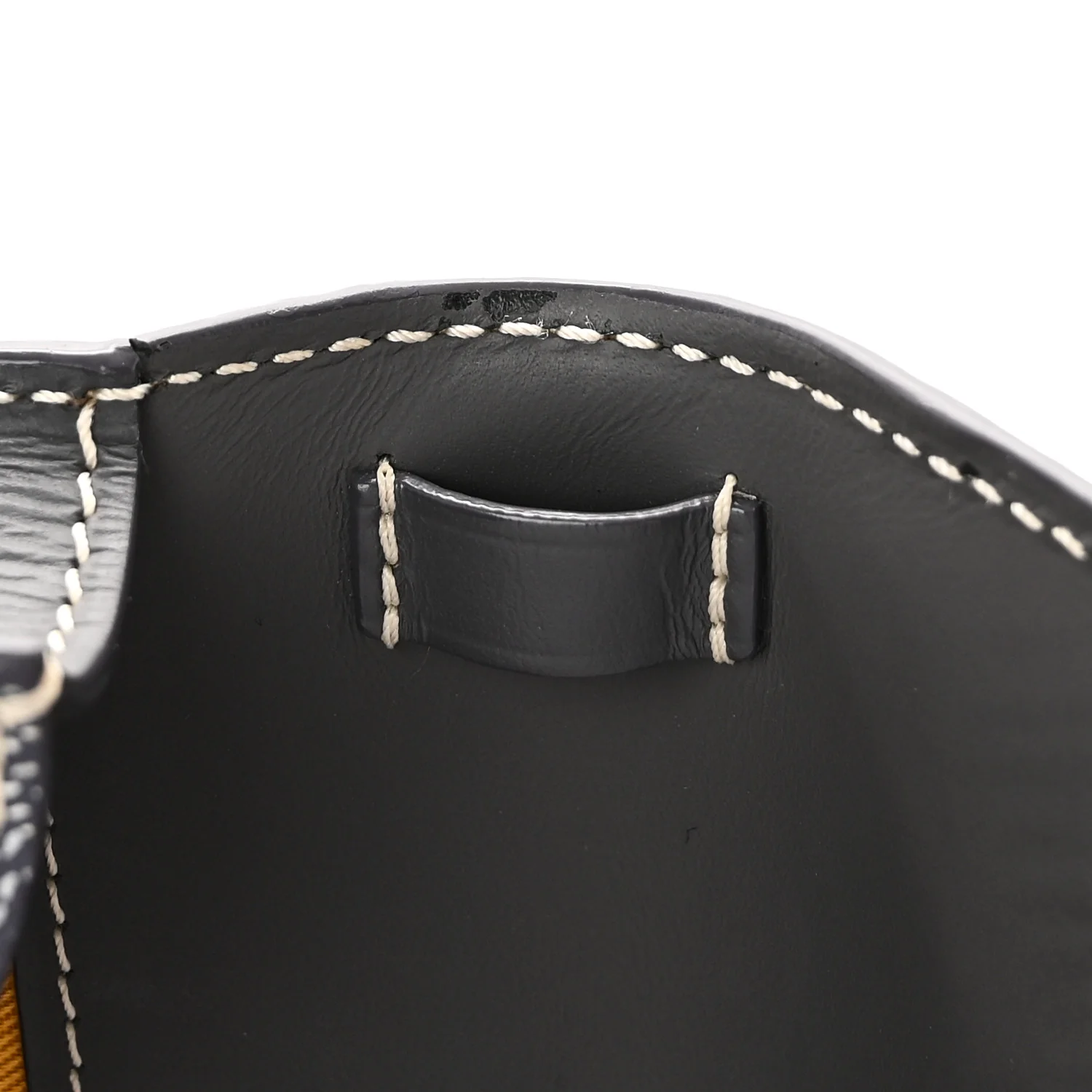 Goyardine Monte Carlo Bois Clutch With Strap Gray