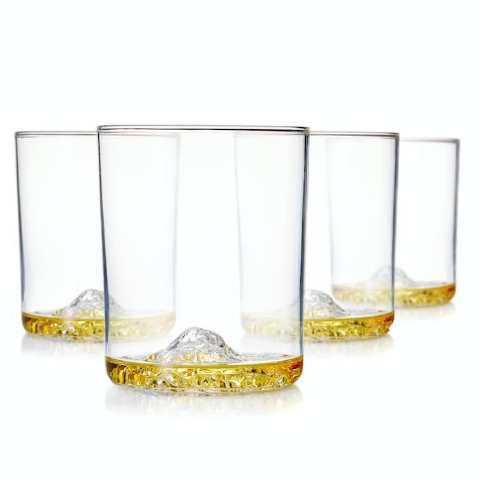 American Mountains - Set of 4 Whiskey Glasses