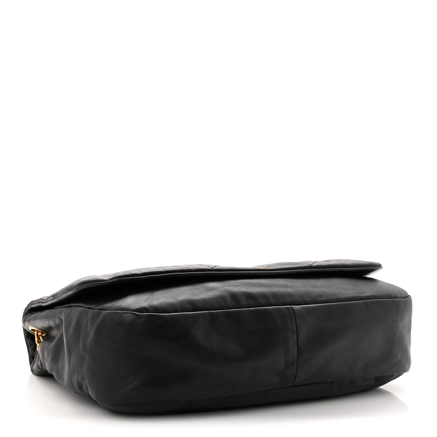Lambskin Matelasse Monogram Large Jamie 4.3 Black