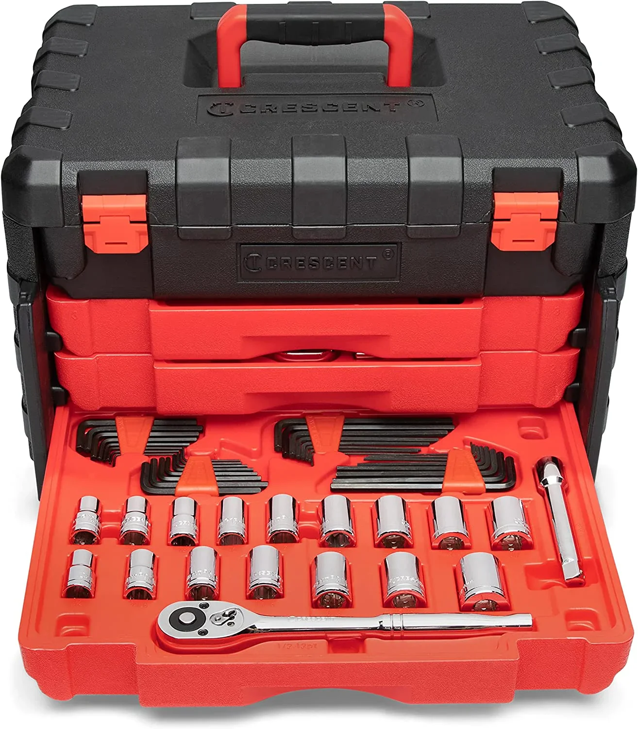 Gearwrench CTK229C 229 Piece 1/4 3/8 & 1/2 Drive Mechanics Hand Tool Set