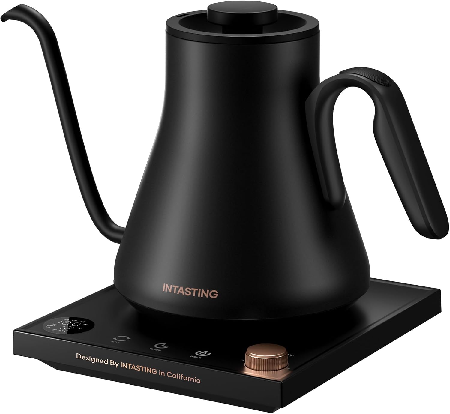 INTASTING Gooseneck Electric Kettle with ±1℉ Temperature Control, 0.9L
