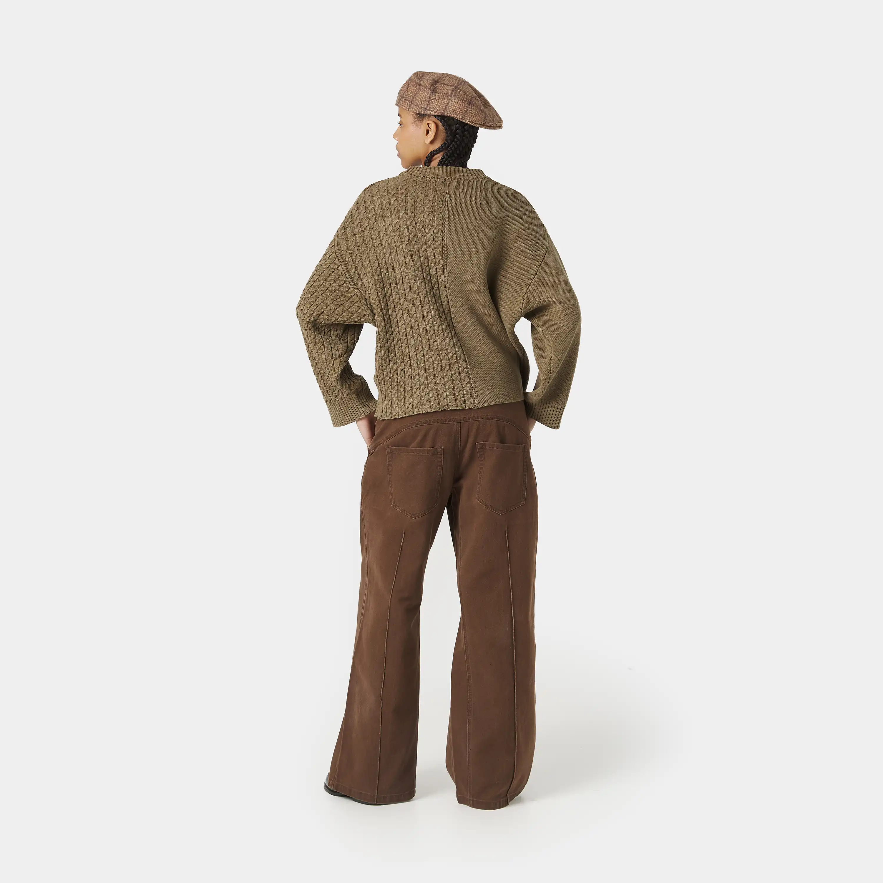 Rougher Choco Knit Sweater