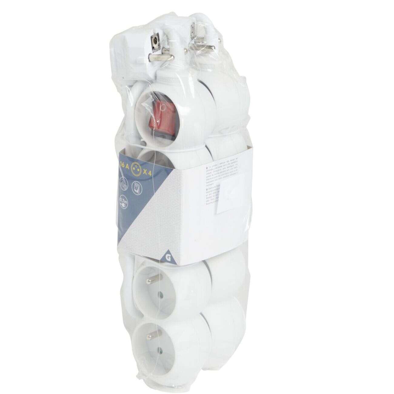 Bloc multiprise 4x16A L23,8cm x2