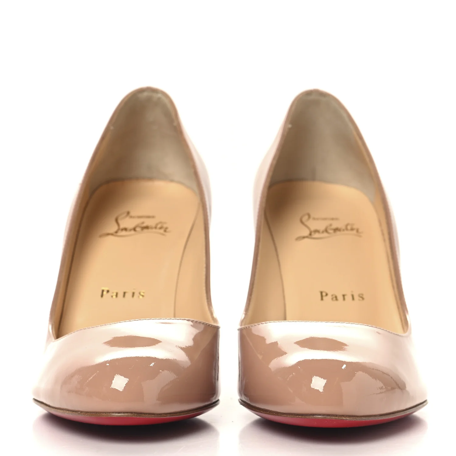 Patent Merci Allen 85 Pumps 36.5 Nude