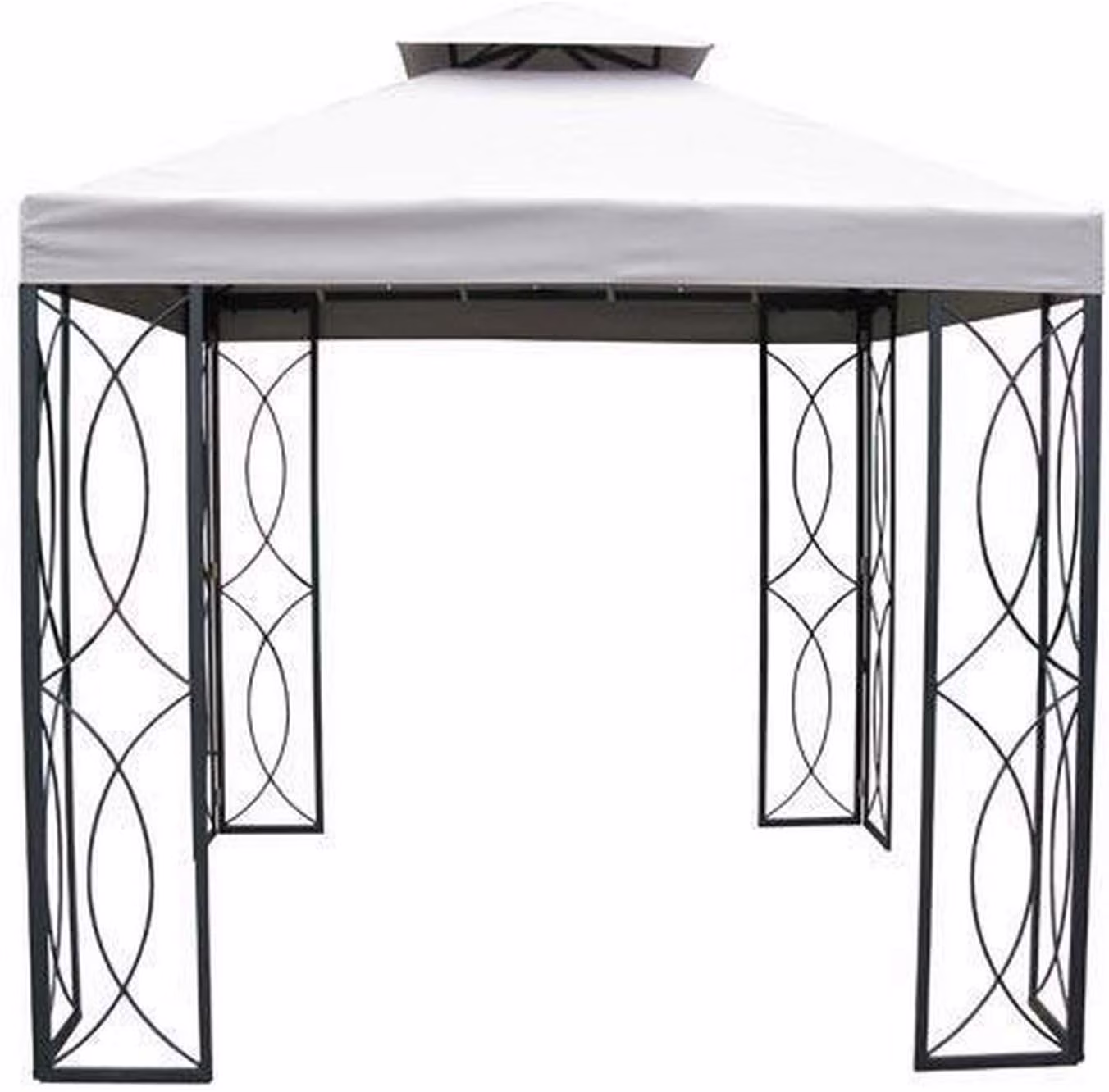 Garden Winds Replacement Canopy for The Garden Treasures 8x8 S-582D Gazebo - Riplock 350 - Beige