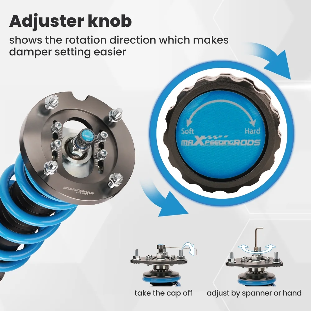 Coilover Suspension Kits for Ford Mustang 2005 2014 24 Way Damper Adjustable - Image 4