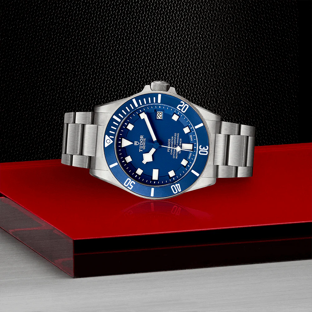【Super Clone】TUDOR Pelagos 42mm Blue Dial & Ceramic Bezel Men's Titanium Automatic Watch M25600TB-0001