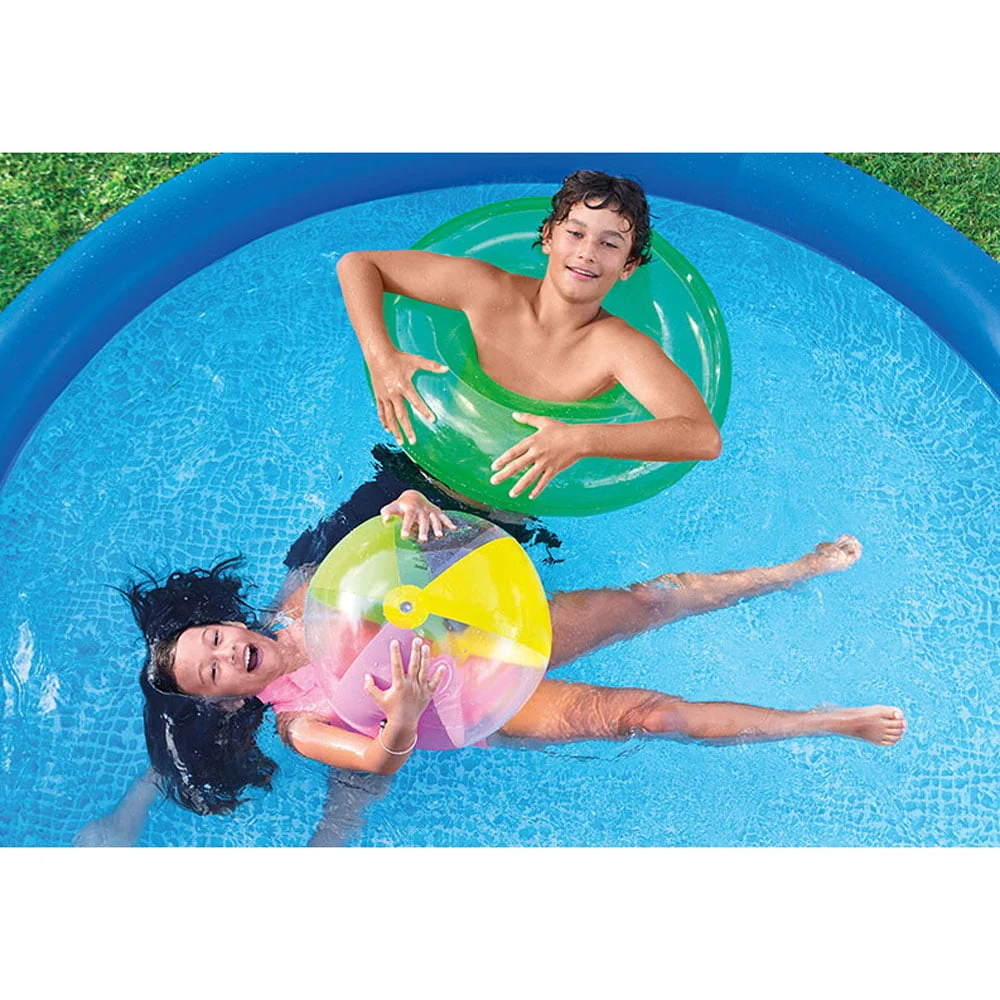 Intex Easy Set 10 Ft x 30 In Above Ground Inflatable Round Swimming Pool Image 5