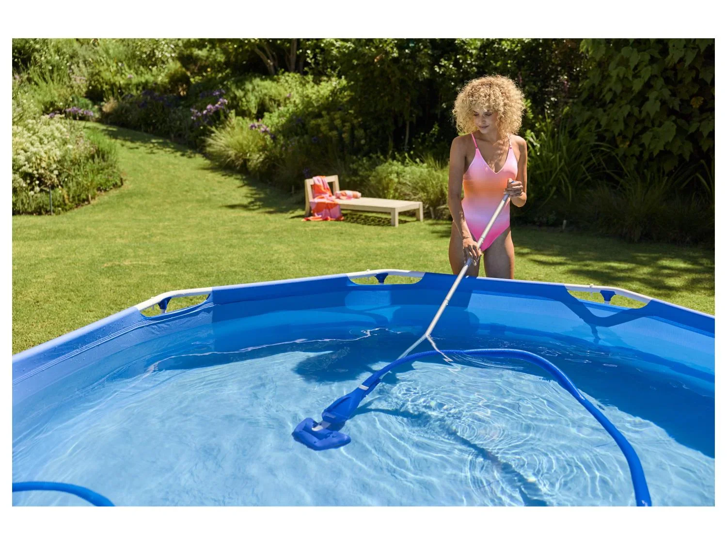 CRIVIT Piscine avec armature en mtal