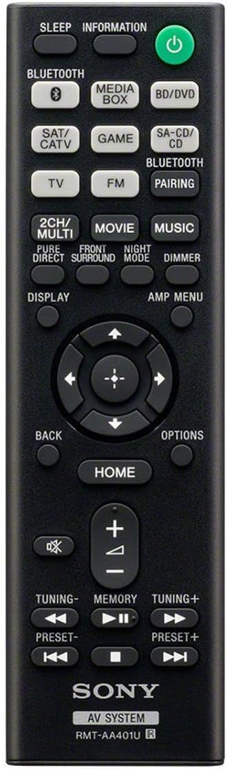 Sony STRDH590 5.2 Channel Surround Sound Home Theater Receiver: 4K HDR AV Receiver with Bluetooth Black