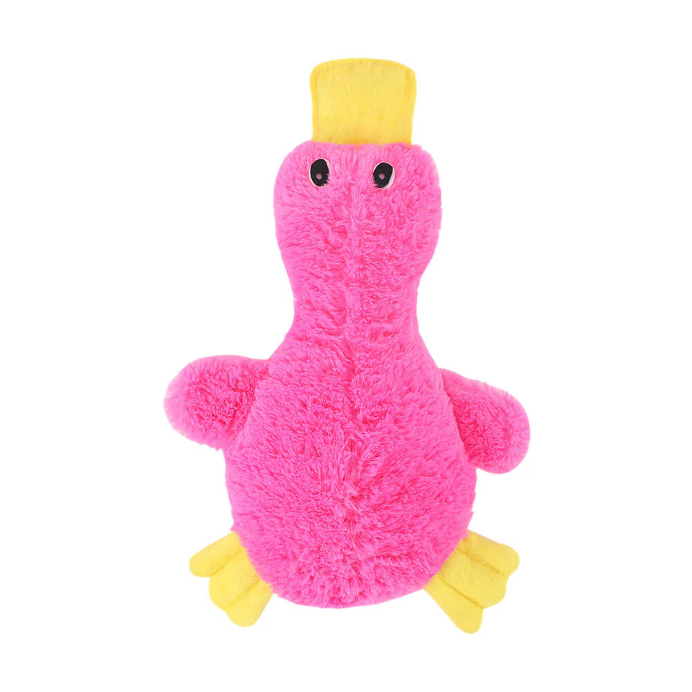Cute Duck Plush Toy With Squeaker Dog Chew Toys