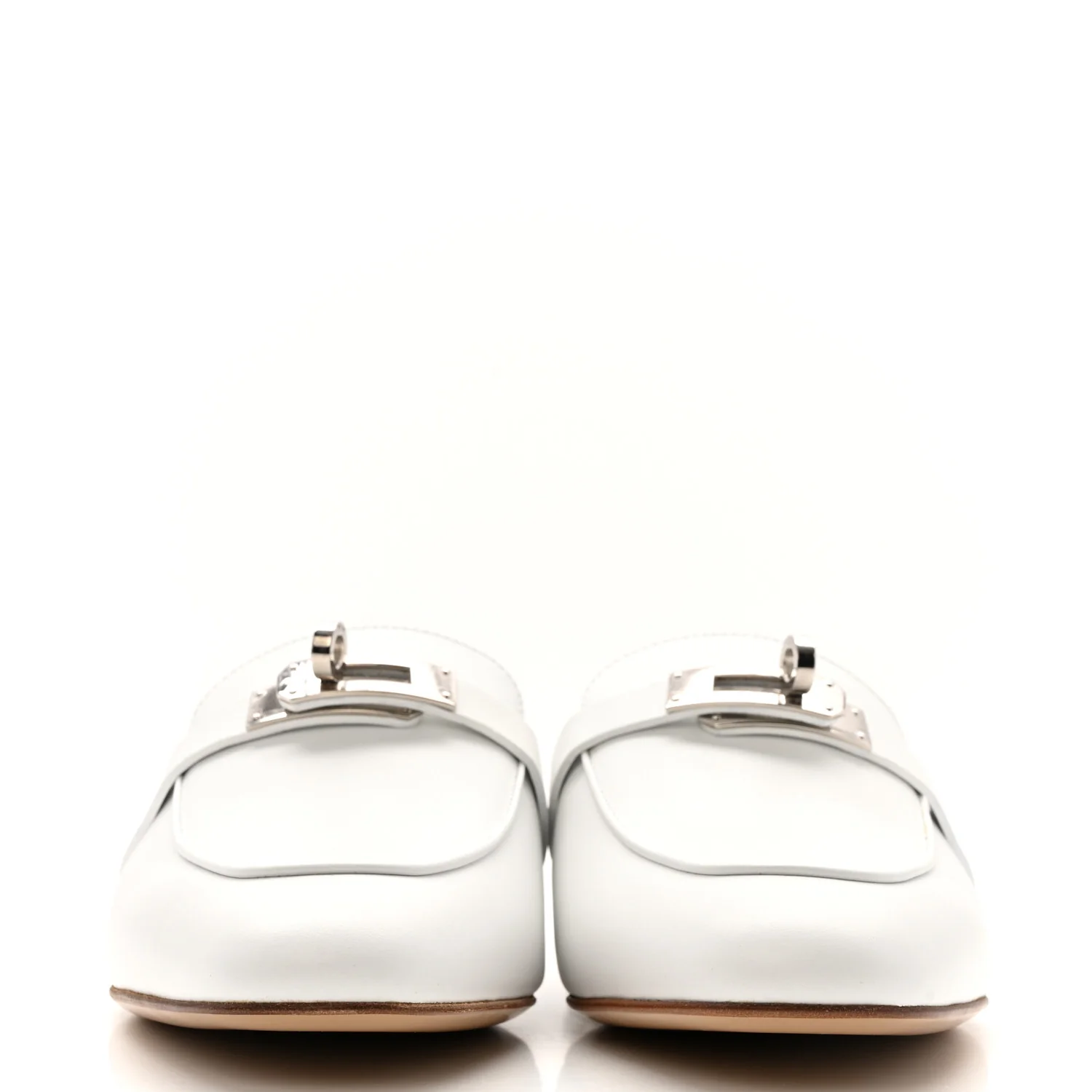 Calfskin Oz Mules 37.5 White