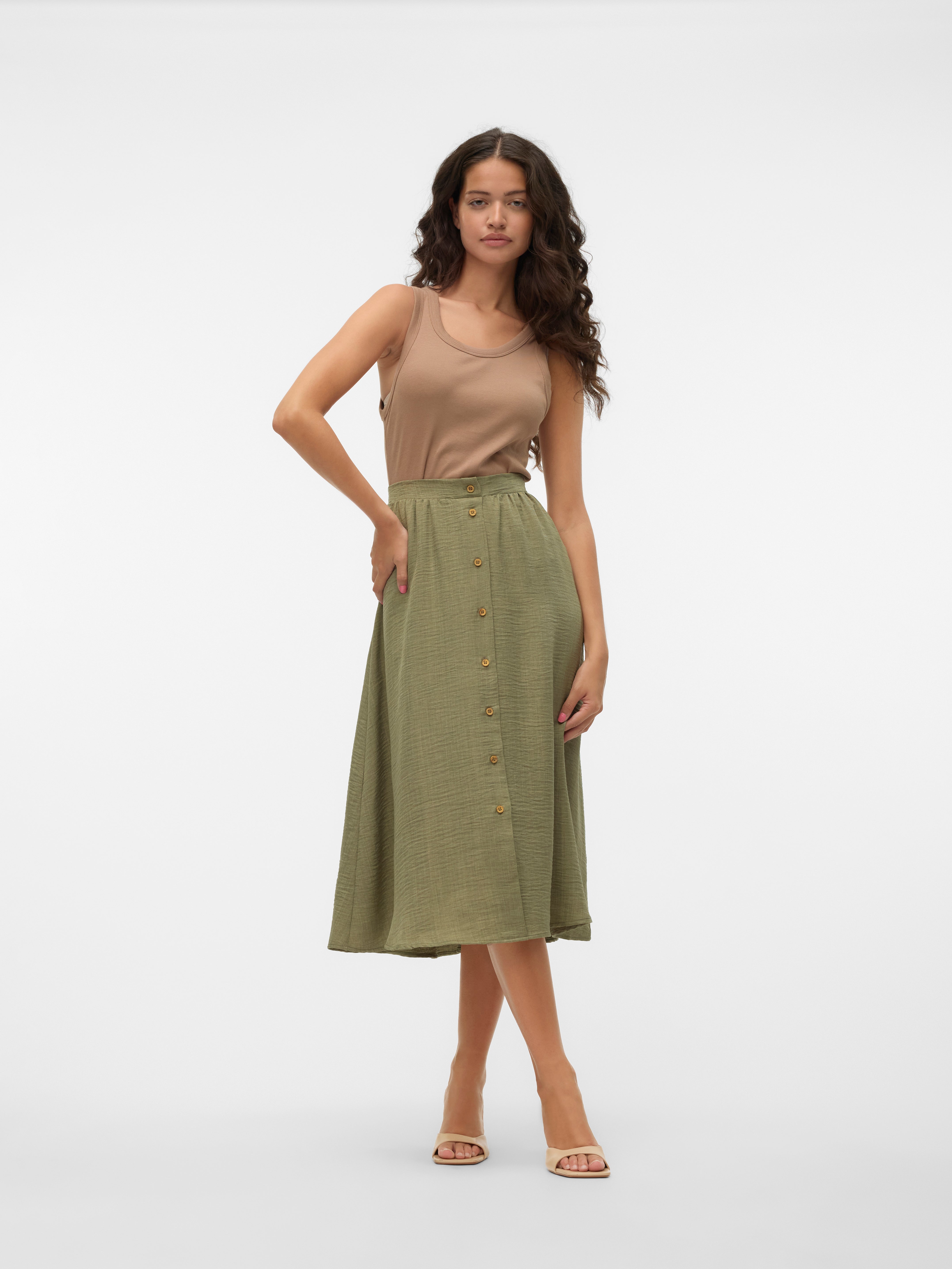 VERO MODA® VMMELANEY High waist Long skirt