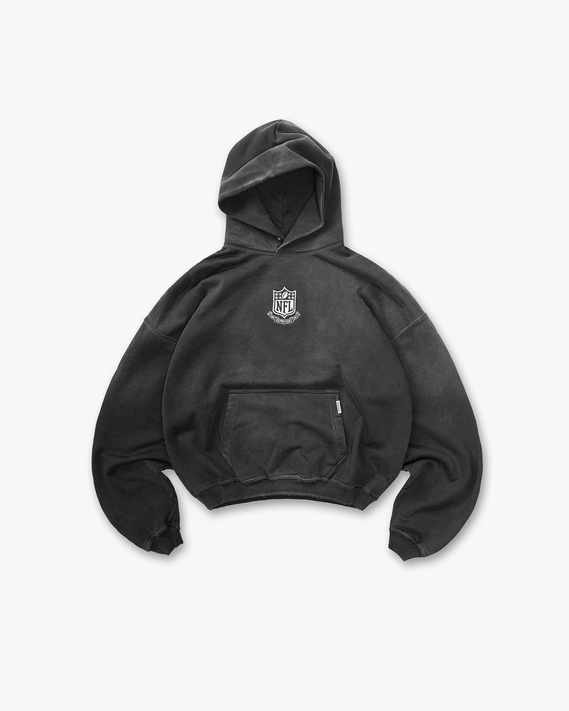 NFL Shield x Represent Hoodie - Stained Black